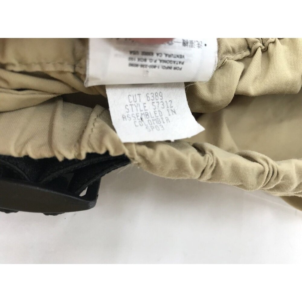 Patagonia Shorts Mens Size Large Baggies Khaki Elastic Belt Unlined Pockets - Picture 9 of 11